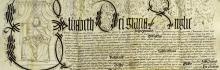 Lease of lands 10 May 1562 (W(A) 2 x 1 c9). NMCT grant 2013. Image courtesy of Northamptonshire Archives Service.