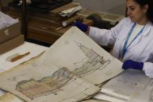 Paper Conservator at the start of the project