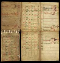 Royal Society: Calendar MS 45