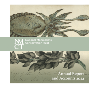 The cover of the 2022 annual report features a watercolour of a cuttlefish, c. 1817, by Mary Morland.  Courtesy of OUMNH.