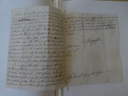 Letter OZ111 conserved and fasiculed. Letter OZ111 conserved and fasiculed.