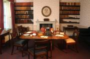 The original dining table used by the sisters was returned to the Bronte Parsonage Museum in 2015 The original dining table used by the sisters was returned to the Bronte Parsonage Museum in 2015