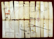 An example of the condition of the plans before conservation.