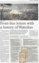 Article in the Western Mail about the letters and their conservation.