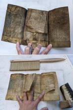 Before and after mechanical cleaning