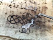 Application of remoistenable tissue to support damage caused by iron gall ink corrosion