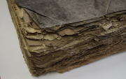 Before - showing the condition of the foredges.