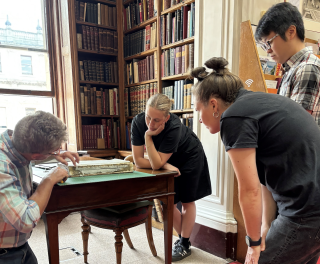 Conservation students gain experience and skills.  Society of Antiquaries.